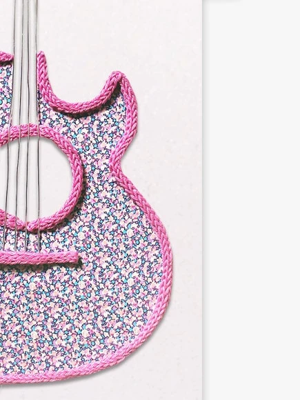 Guitare Fille (liberty lavande)