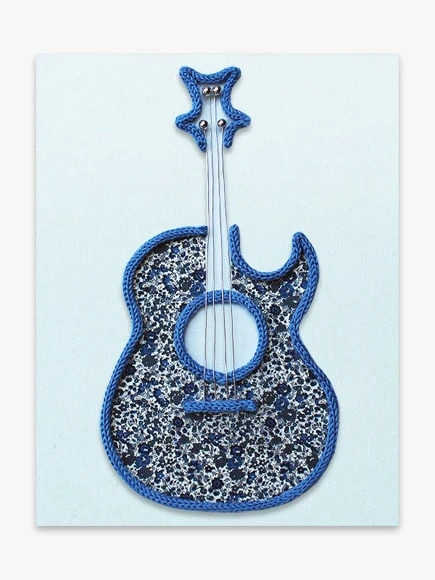 Guitare Garçon (liberty bleu)