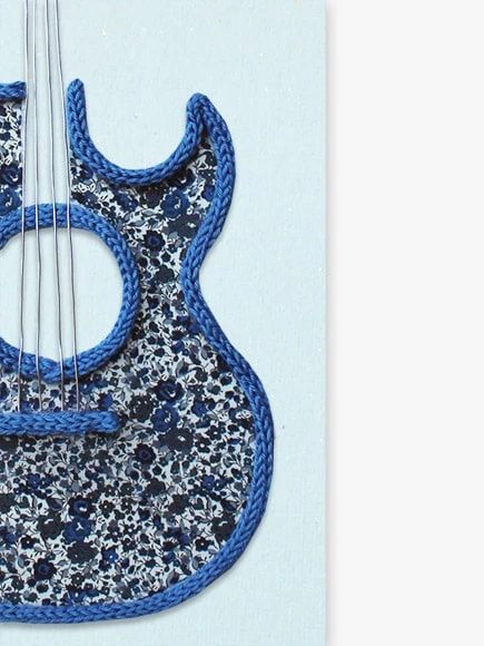 Guitare Garçon (liberty bleu)