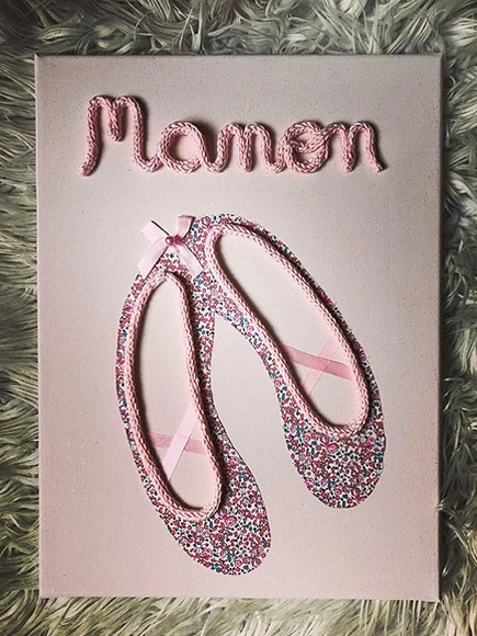 Ballerines Liberty avec personnalisation