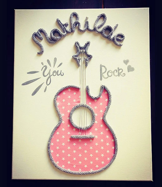 Toile guitare fille Mathilde Toile guitare fille Mathilde