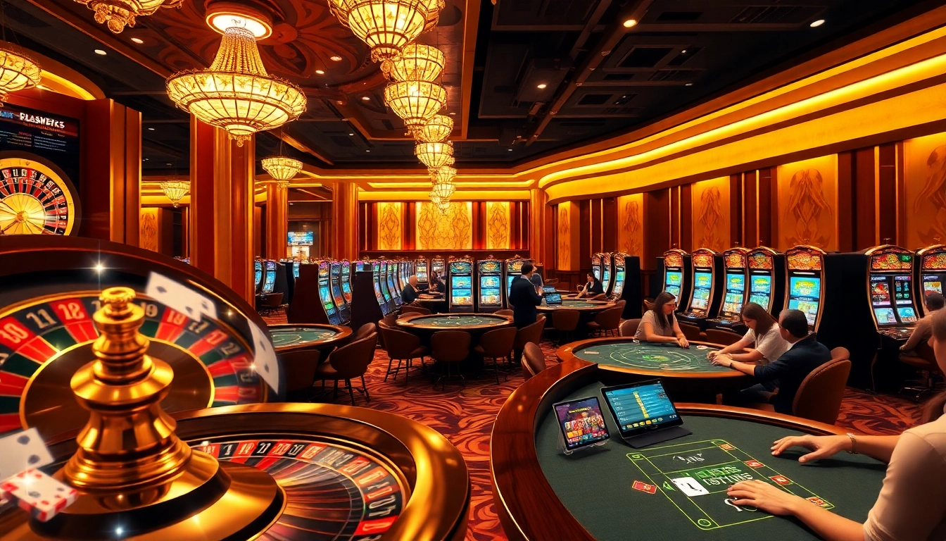 Experience the thrill of live casino action at https://ga888.mom with vibrant gaming tables and players.