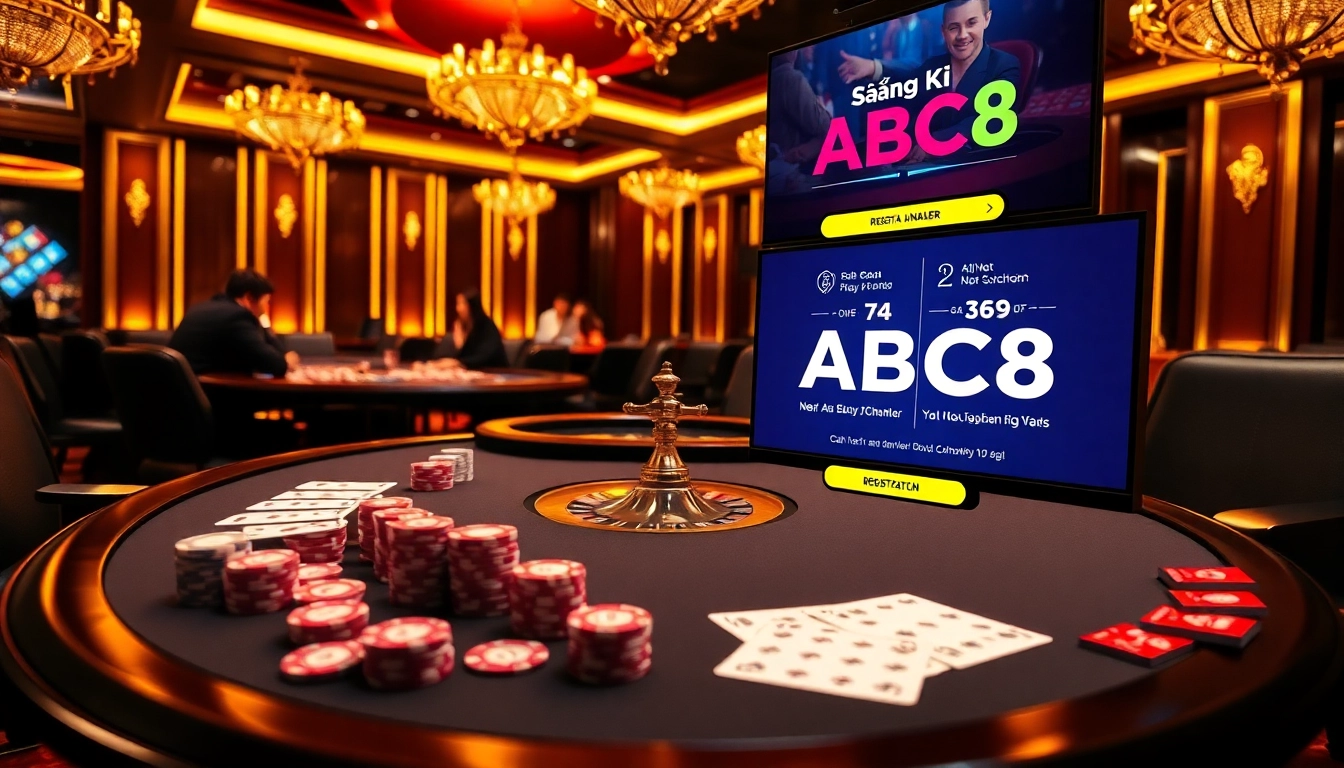 Register for Đăng Ký ABC8 to start your winning journey at the premier online casino.