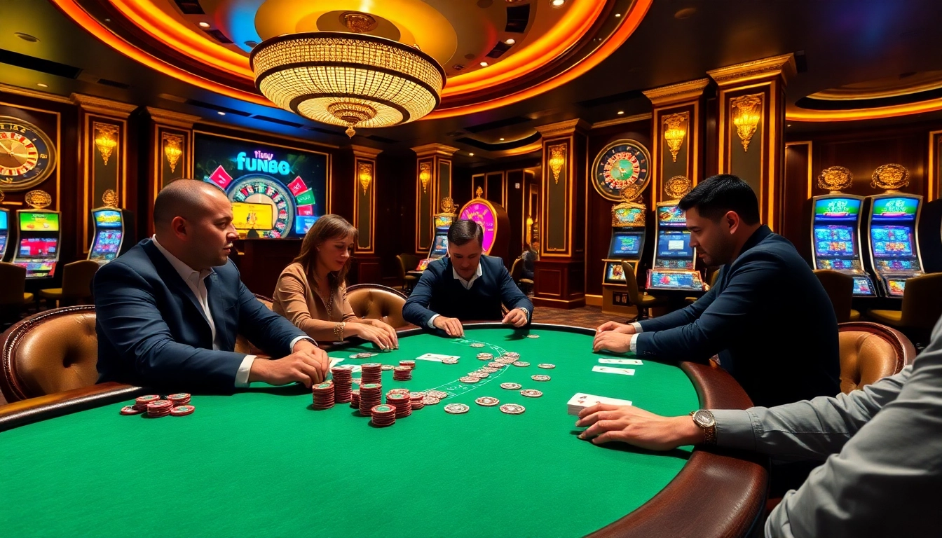 Engage in thrilling casino excitement at fun88.foundation's vibrant poker scene.