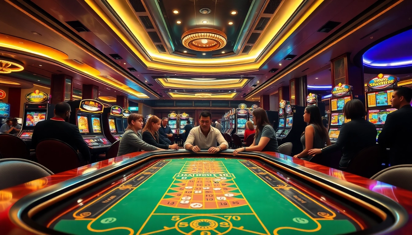 Jouer au meilleur casino en ligne, explorant une ambiance lumineuse et excitante.