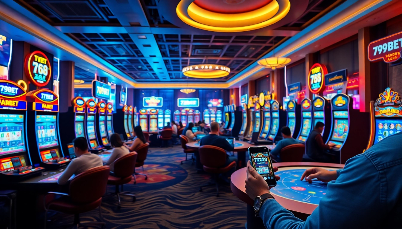 Engaging online gaming experience at https://057789.com/, showcasing vibrant casino games and enthusiastic players.
