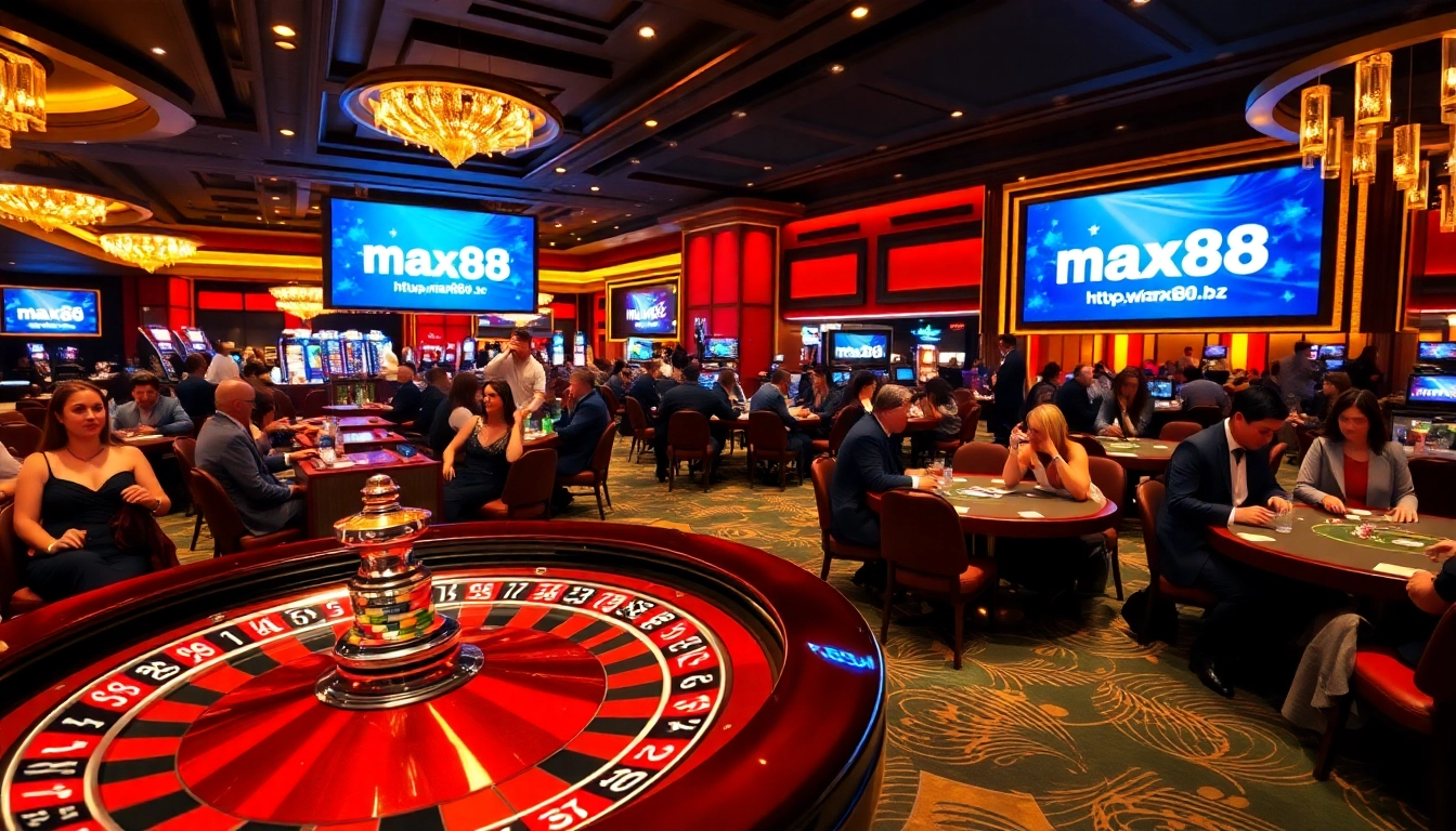 Experience the thrill of gambling at https://max88.bz/ with engaging players and a luxury casino atmosphere.